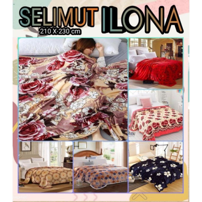 Selimut ILONA Khusus Grosir 210×230