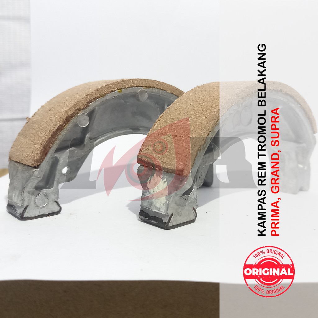 Kampas Rem Belakang Grand Supra Prima Sport Firodo Tromol Kecil Brake Shoe Honda