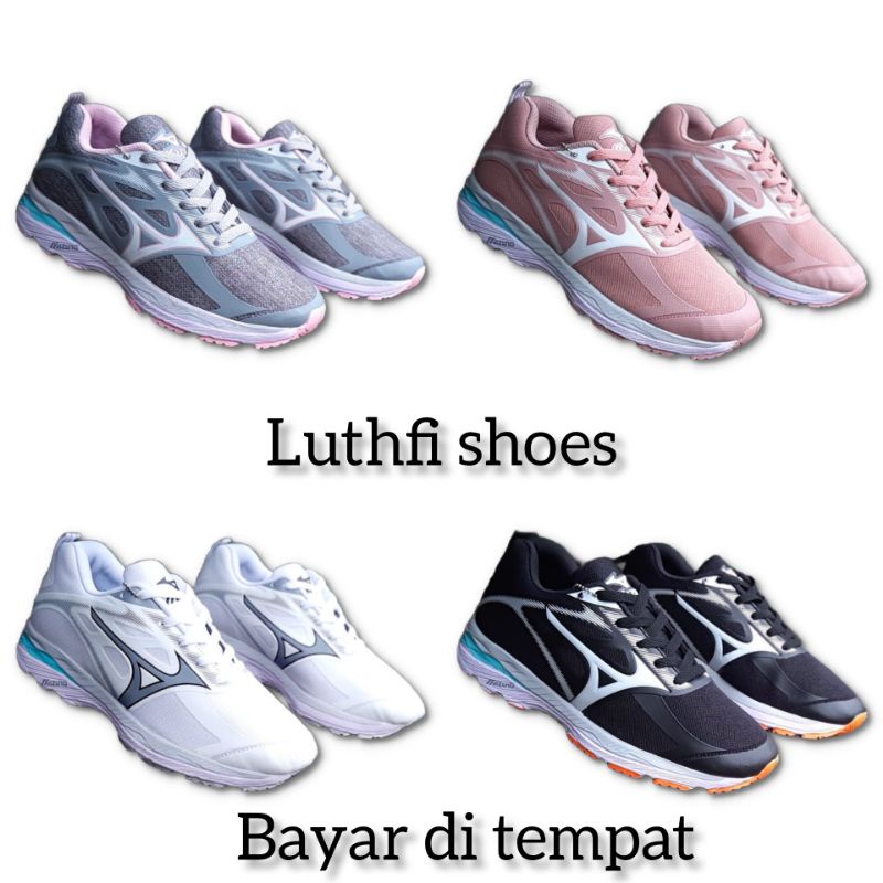Sepatu Running Wanita Sepatu Jogging Sepatu Sport Mizuno