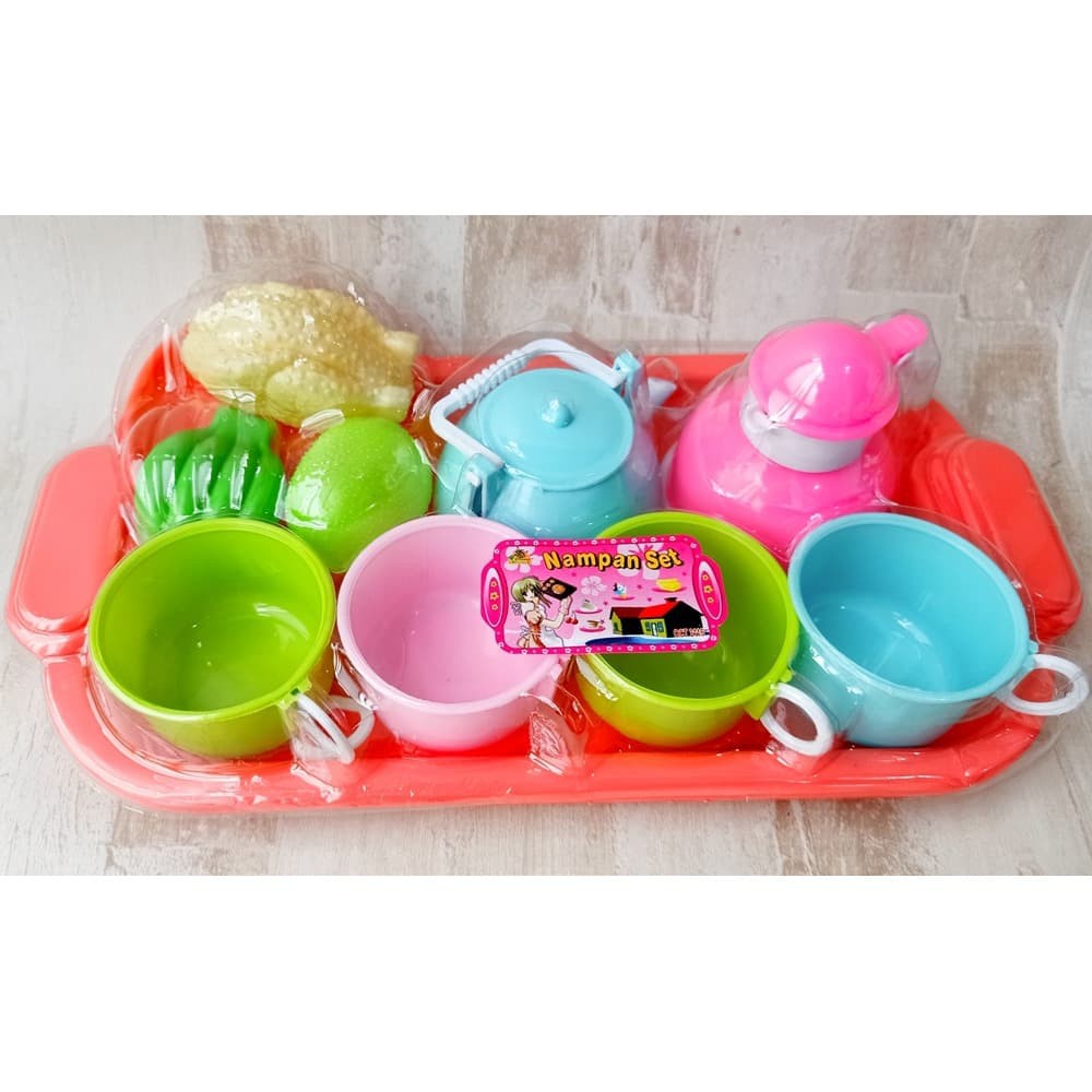 Hot Promo Mainan Anak Teko Tea Set Nampan OCT 2116 Baru