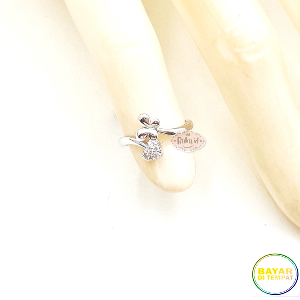 Cincin Anak Motif Love Kupu Perhiasan Cantik Anak 943