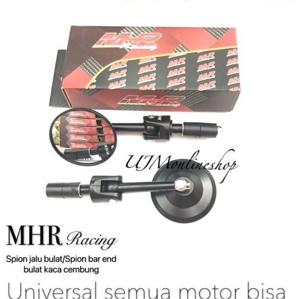 Spion Jalu Bulat Spion Bar End Merk MHR Racing Universal Buat Semua Motor