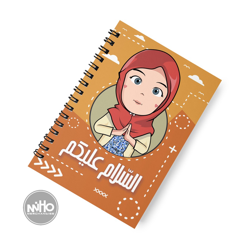 

Notebook Muslimah (C) / Hardcover / 60 lembar / Bergaris