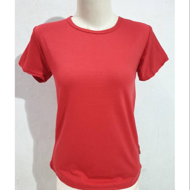 Meygrosir spandex manset L pendek warna merah