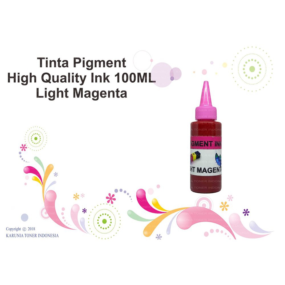

Tinta Pigment Printer InkJet 100mL Light Magenta Tidak Luntur