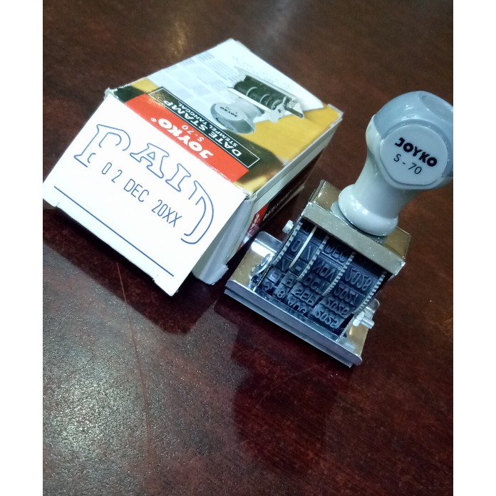 

Stempel tanggal PAID /date stamp Joyko