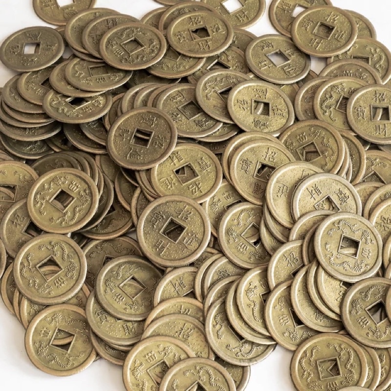 10-50 Pcs Replika Koin Cina 1.5cm 2cm 2.5cm - Koin China - Koin kuno - Uang lama