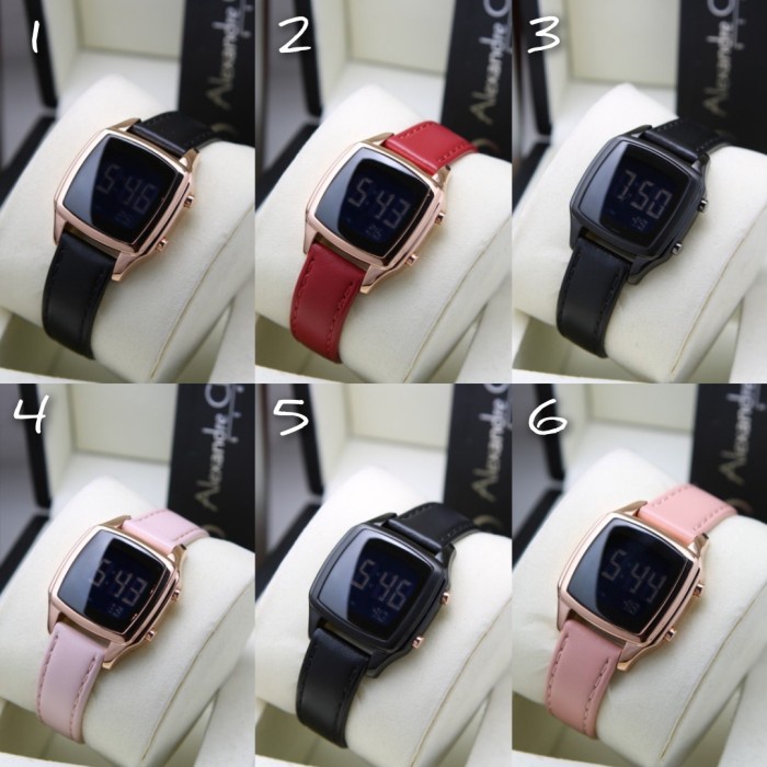 Jam Tangan Wanita Alexandre Christie 9355 / AC 9355 / AC9355 Leather Original