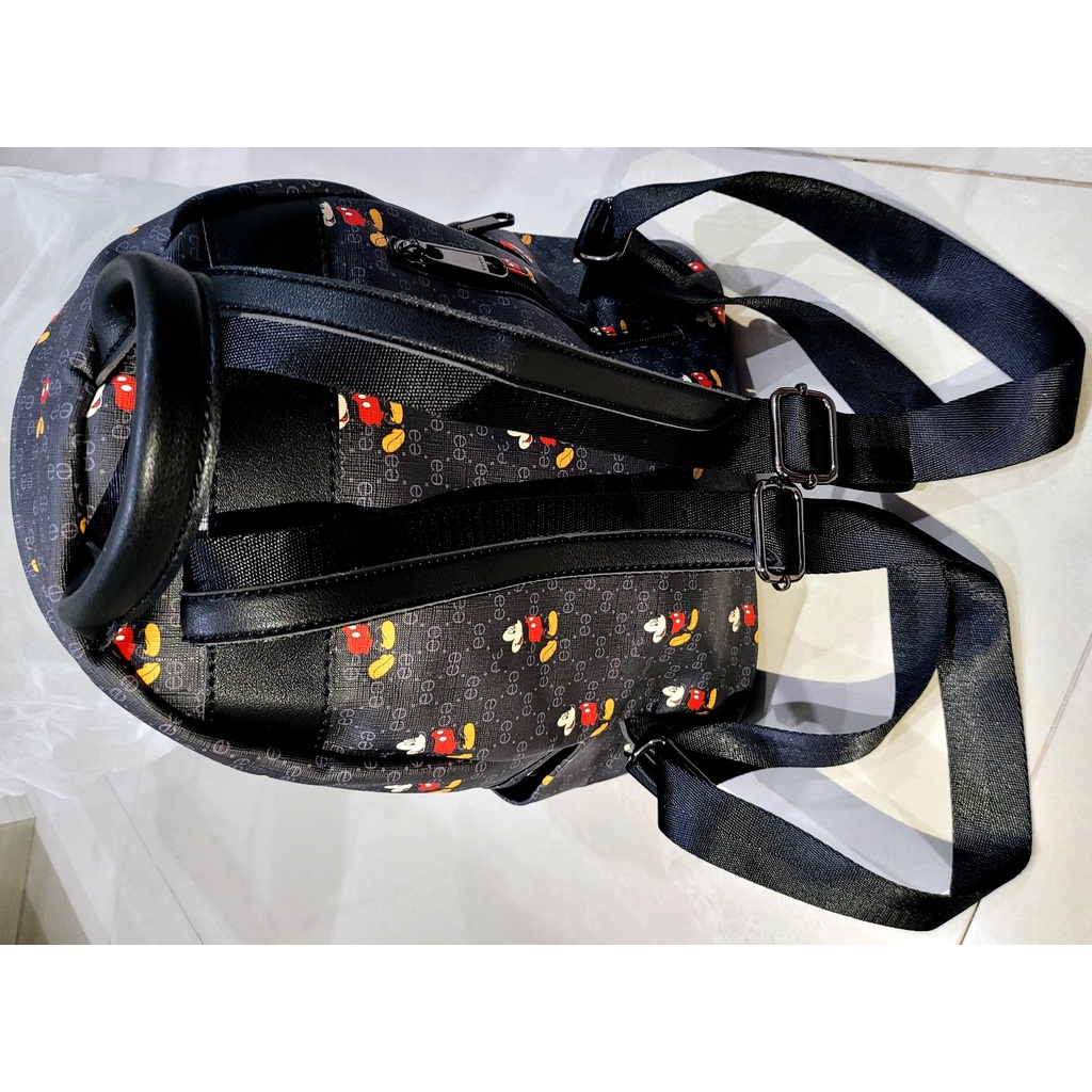 TAS SEKOLAH guci corak GAMBAR MOTIF KARTUN MICKEY