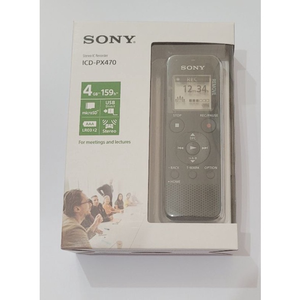 Sony Voice Recorder ICD-PX470 - Alat Perekam Suara Digital ICD PX 470 PX470