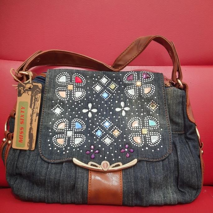 Tas Wanita Miss Sixty Original bahan jeans