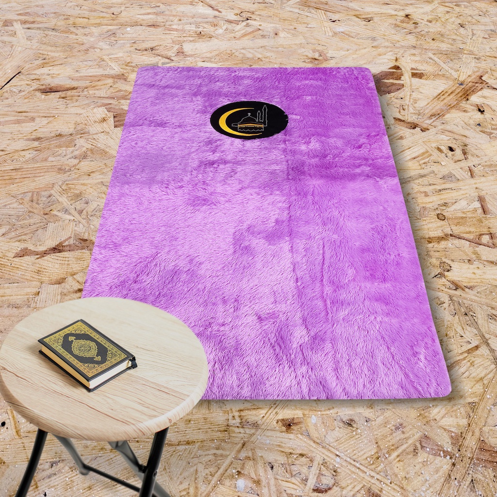 Sajadah Bulu Portable/Sajadah 120x65cm Travelling termurah