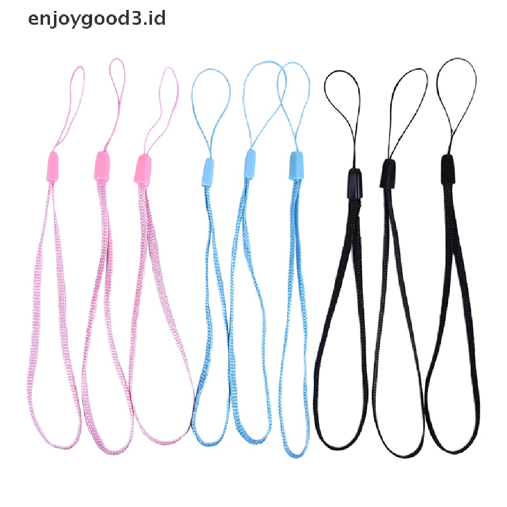 (Rready Stock) 10 Pcs Tali Lanyard Bahan Nilon Untuk Kamera Dan Handphone (ID)