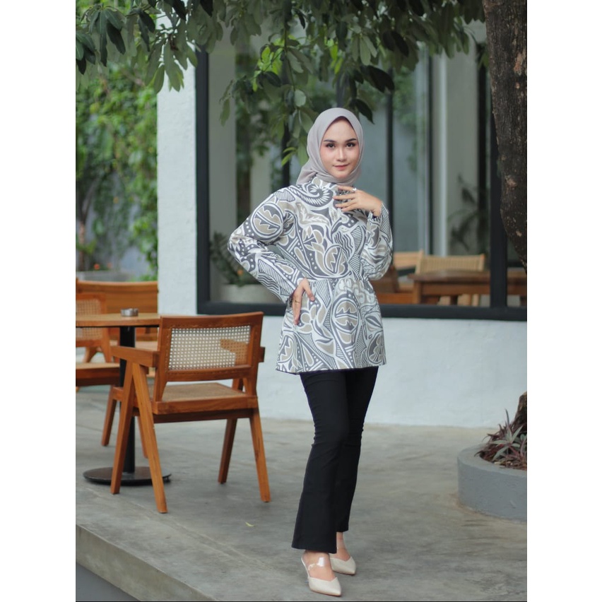 Atasan Batik Modern Wanita - Batik Kantor Masa Kini