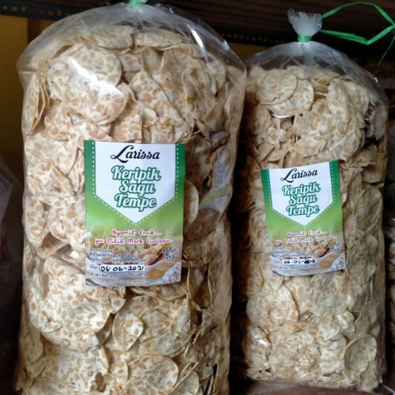 

Keripik tempe sagu 250 gr