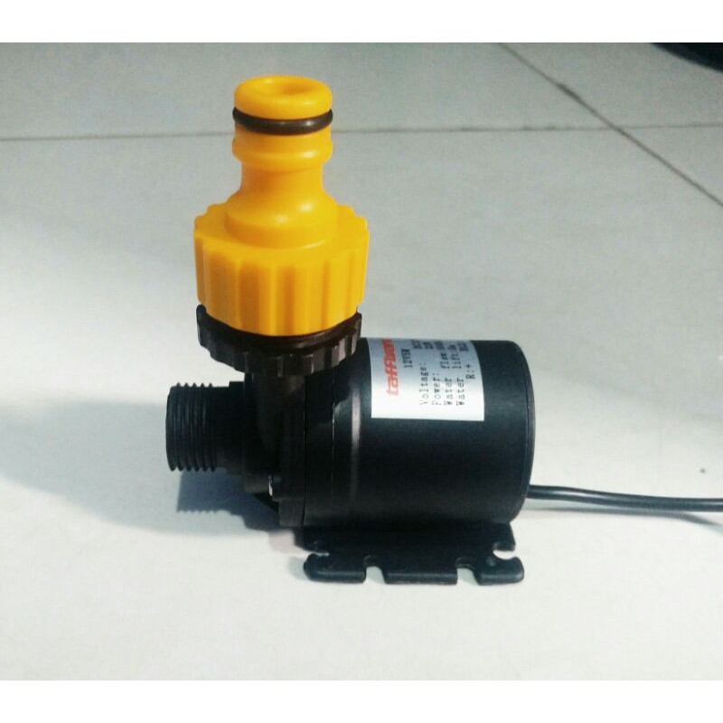 Pompa 800L/H Air Mini Celup DC Submersible Brushless 12V DC 22W 5m Aquarium Hidroponik Waterpump