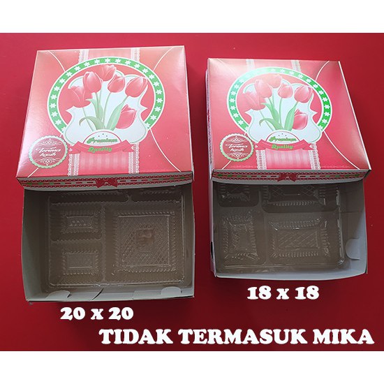

Dus Nasi Kotak Nasi Box Tempat Nasi MOTIF 18x18 20x20 (50 Pcs)