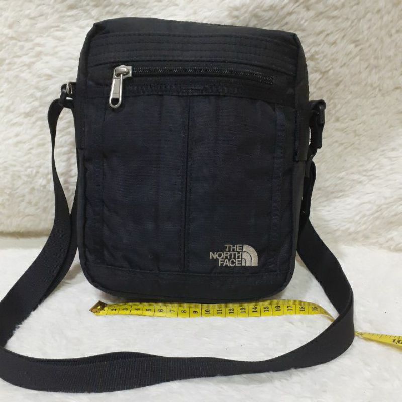 Tas Selempang Second / Preloved / THE NORTH FACE Hitam 02 / Sling Bag Bekas