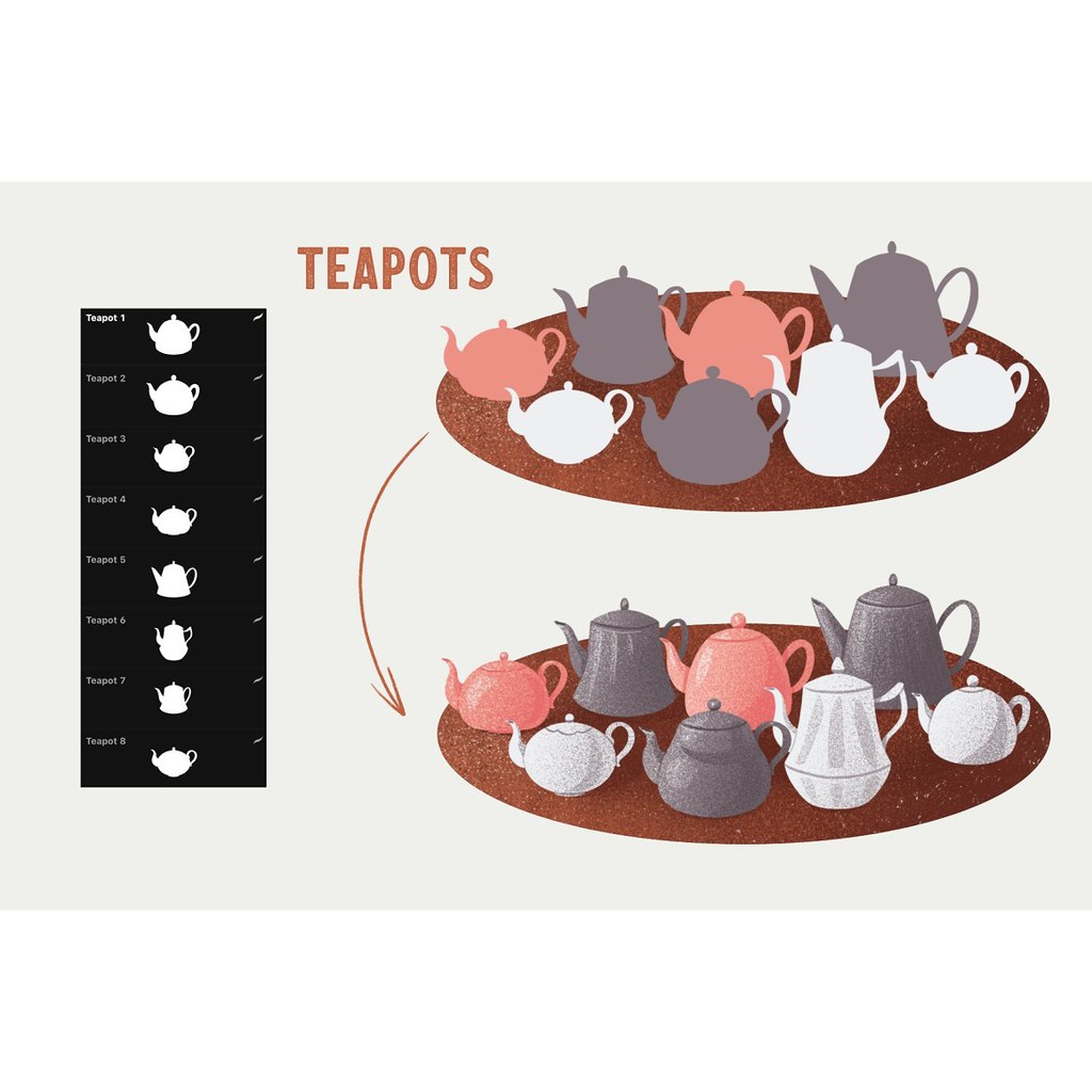 Procreate Brush - Kitchen Stamp Brushes for Procreate