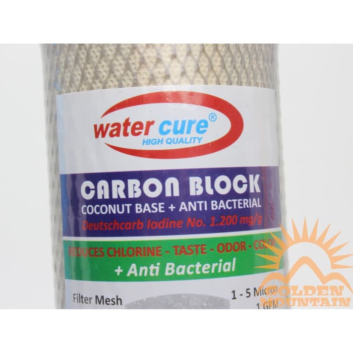 Watercure CTO 10&quot; Antibacterial / Karbon Blok Antibacterial Isi 3 pcs