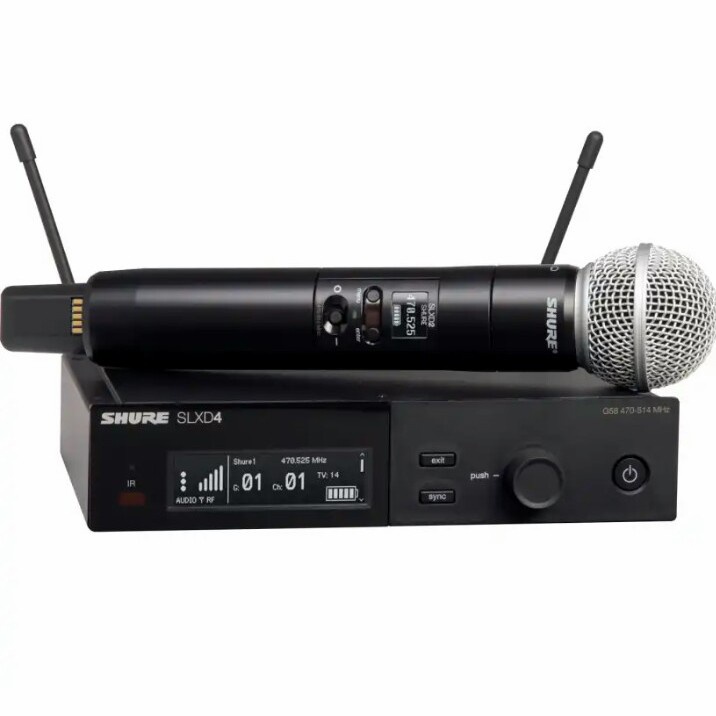 Mic Wireless Shure SLXD24/SM58 / SLXD 24 SM 58 Single Mic Original