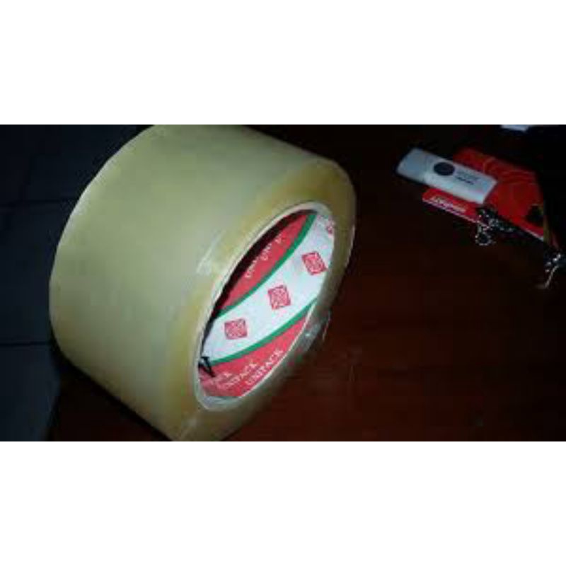 

Lakban bening / transparan Unipack 2 inchi 90 yard per pcs