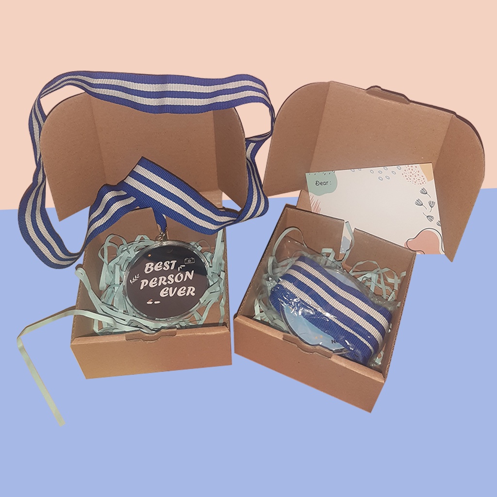 MEDALI CUSTOM - MEDALI HADIAH WISUDA - HADIAH ULANG TAHUN - MEDALI BOYFRIEND GIFT BOX