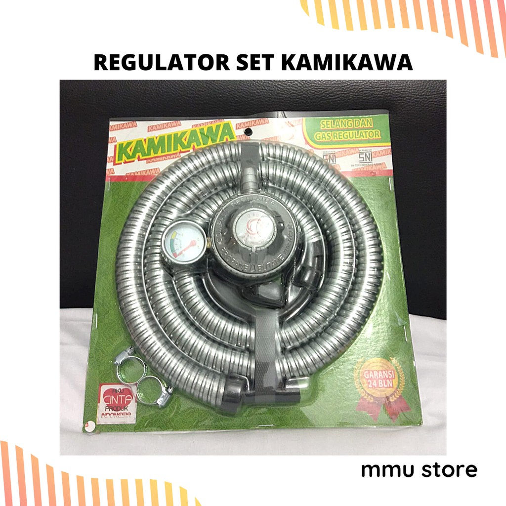 REGULATOR GAS LPG SELANG GAS DAN REGULATOR KAMIKAWA