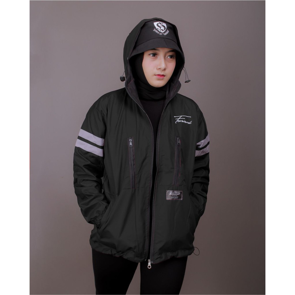 Jaket Parasut Olahraga, Sauna Suit, Jogging, Lari, Bersepeda, Despo, Gym Fitnes, Senam, Wanita