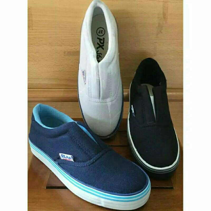 [COD] SEPATU  PX STYLE 128/SEPATU SLIP ON KANVAS/SEPATU KERJA