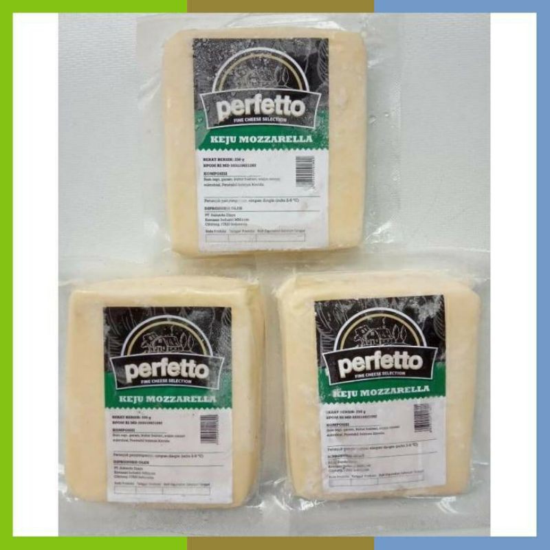 

perfetto keju mozzarella cheese 250gr