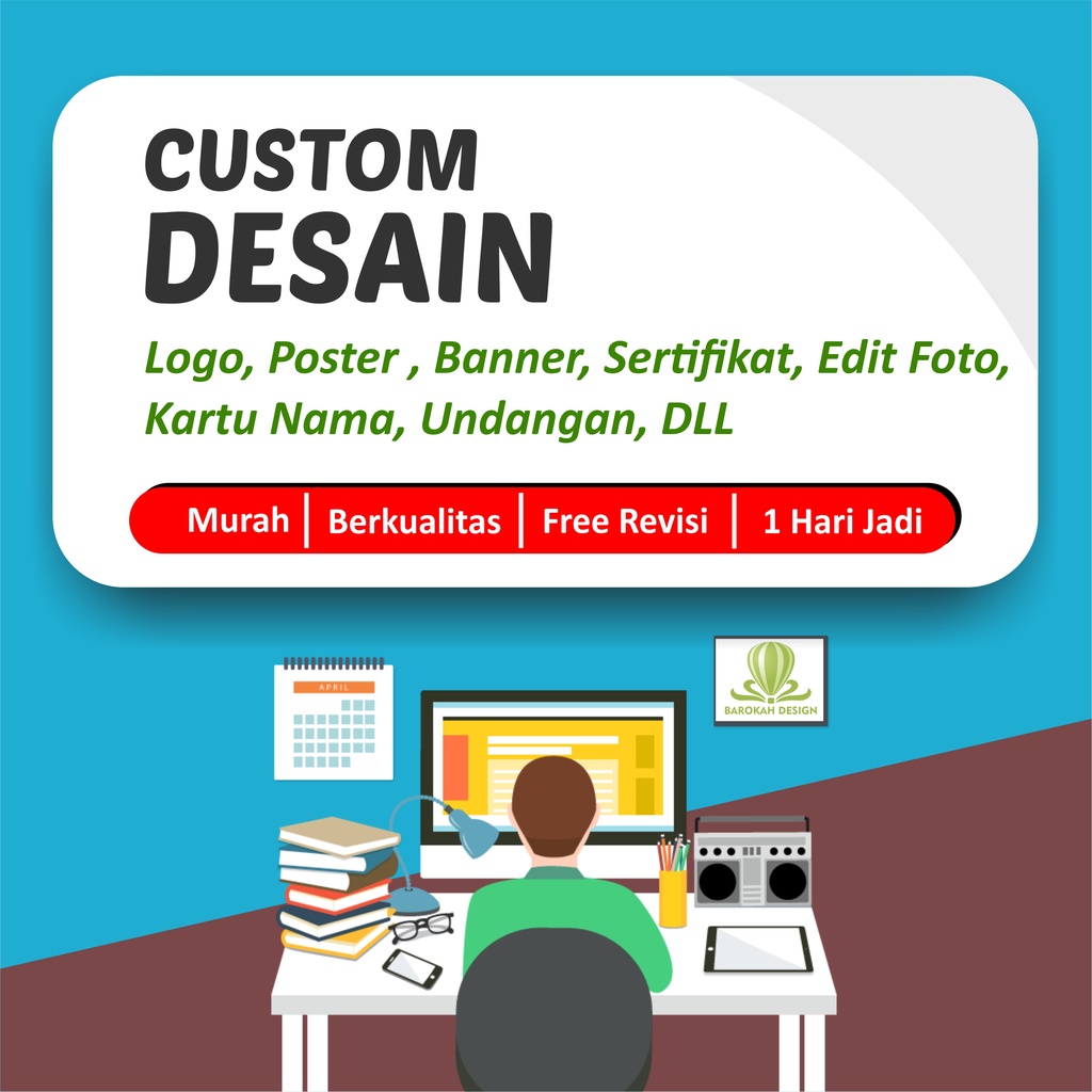 Jasa Desain Logo ,  Banner , Sertifikat , Kartu Nama , Poster , Menu , Instagram Feed , CV Dll