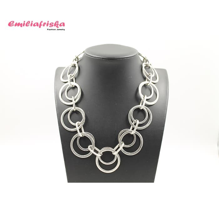 Kalung Etnik Rantai Hijab Necklace Korea Aksesoris Wanita Murah Wanita -150