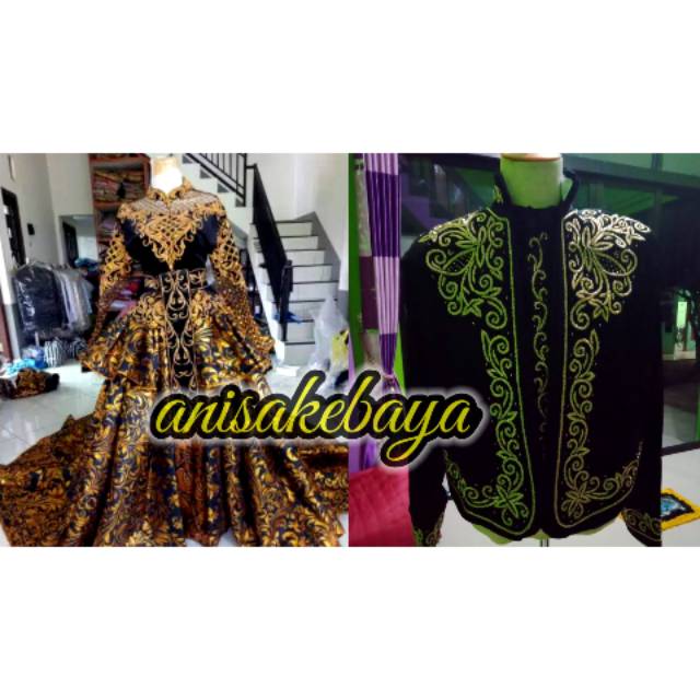 Gaun pengantin adat Jawa couple