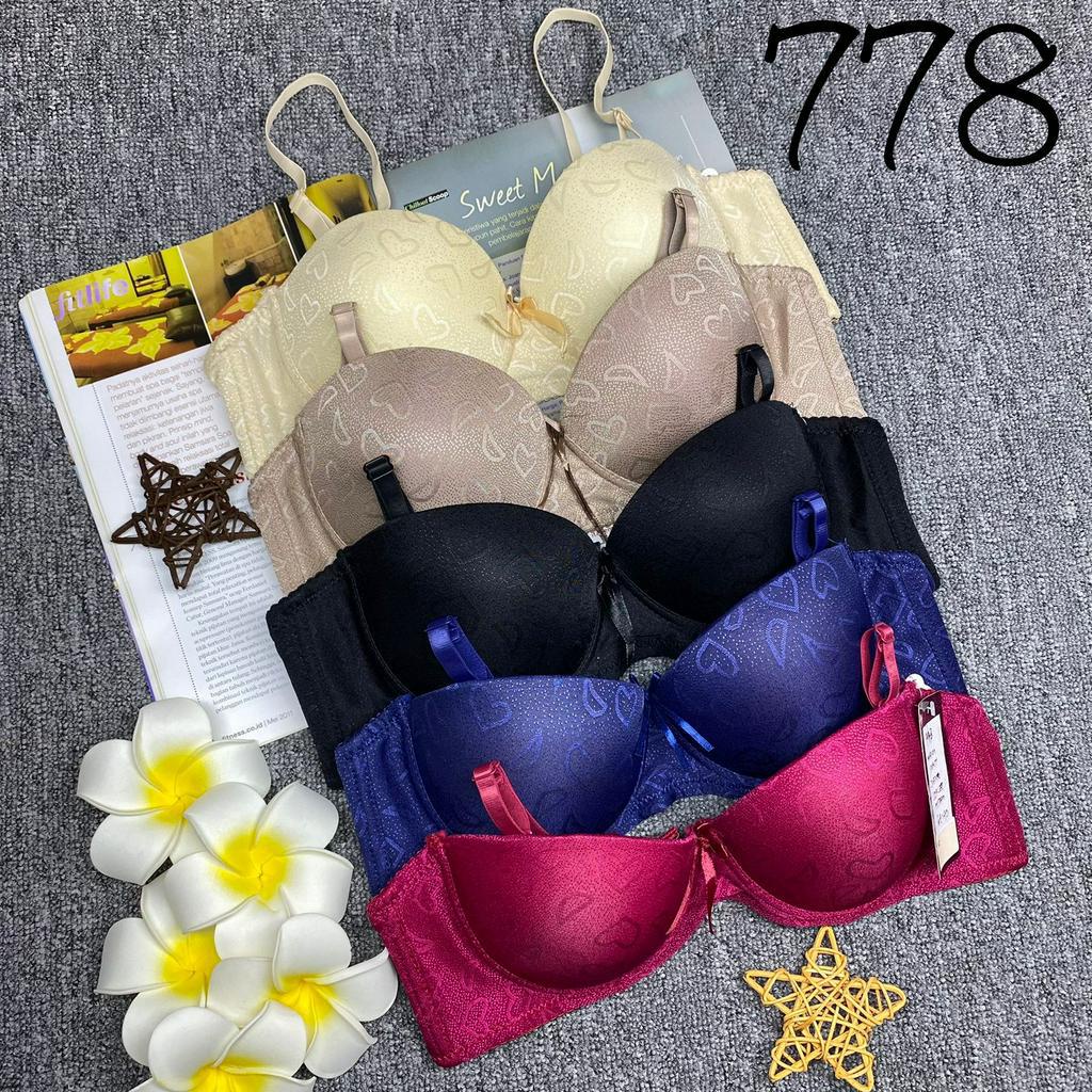 BRA / BH WANITA 778 ADA KAWAT BUSA TIPIS SIZE 34-40