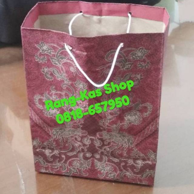 

Paper bag Batik Kecil / Mini 2 karton doff