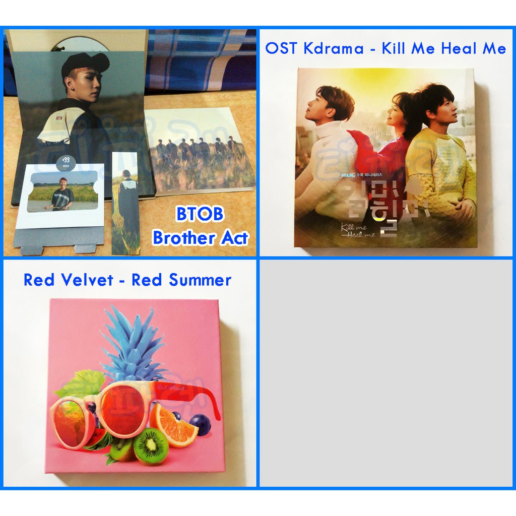[UNSEALED] BTOB Brother Act ILHOON SET, Kdrama Kill Me Heal Me, RedVelvet (owner prelove collection)