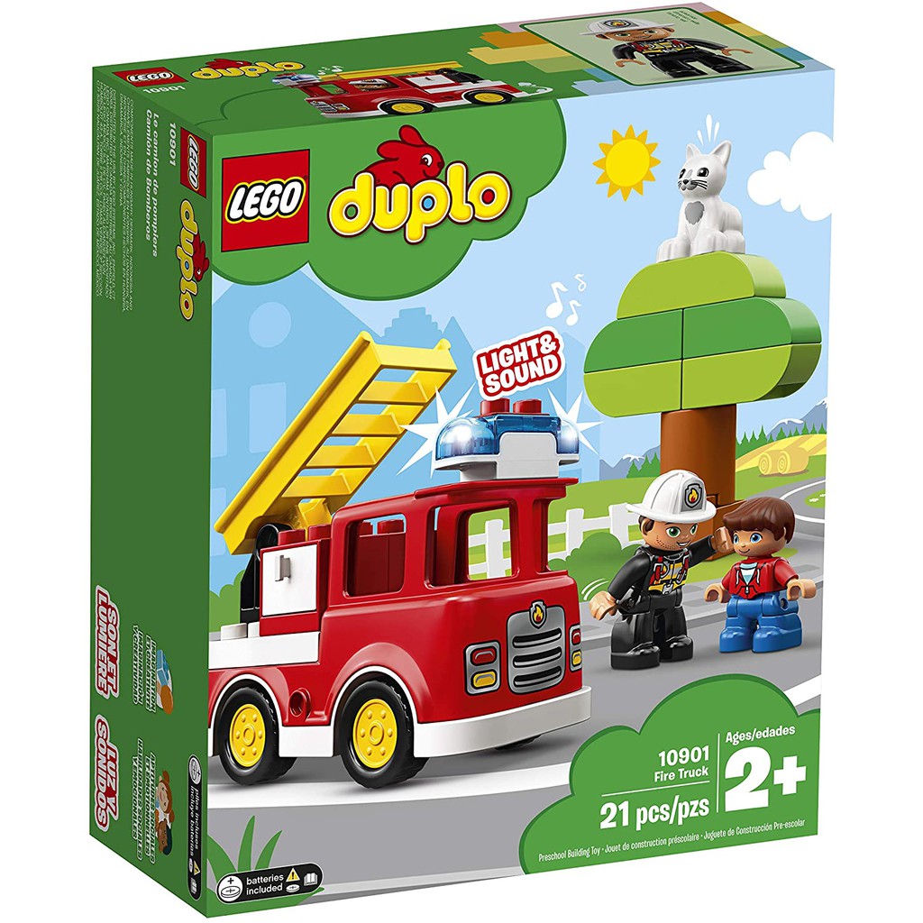 lego duplo town fire truck