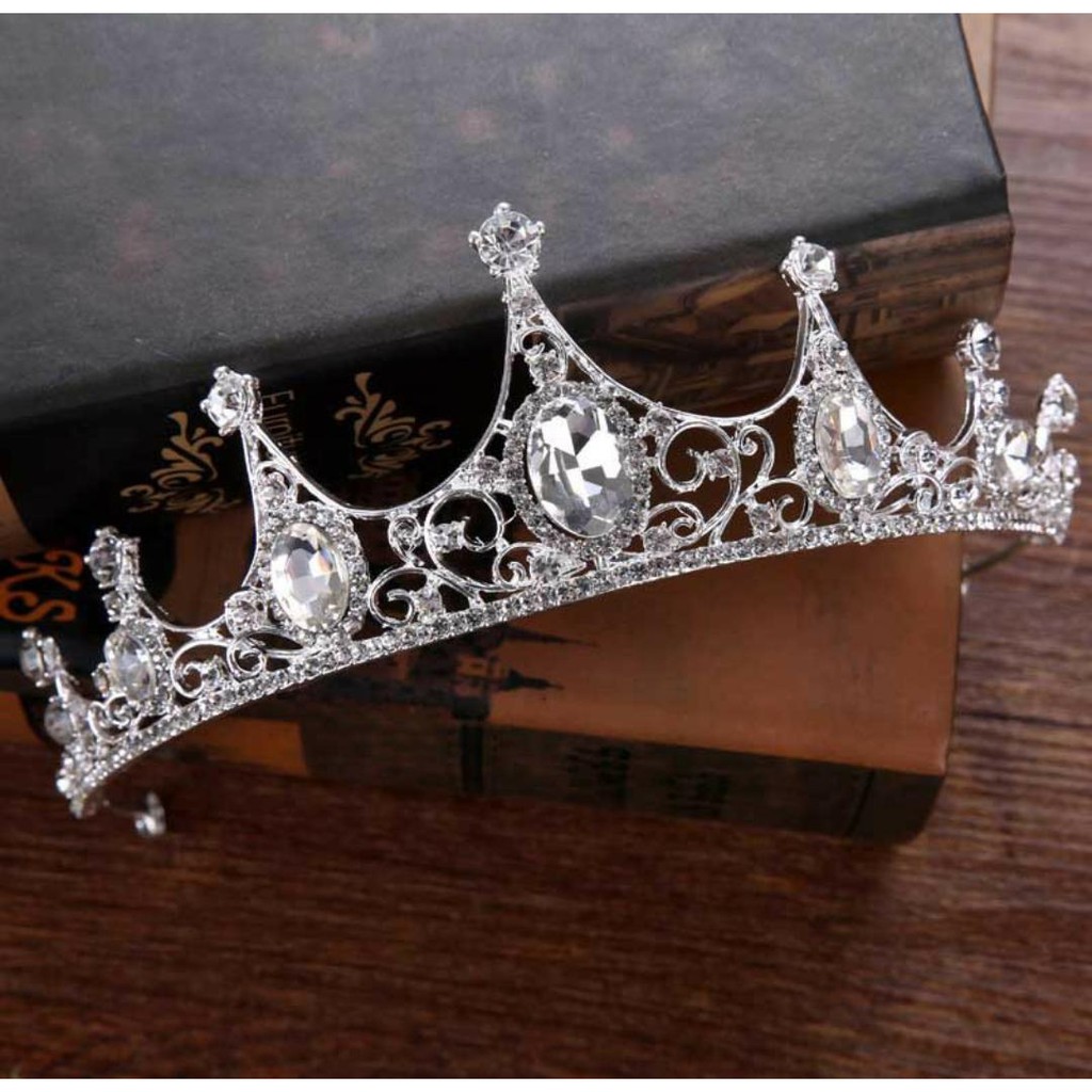 Princess Crown - Mahkota Bridal Elegan Cantik - Wedding Crown Tiara