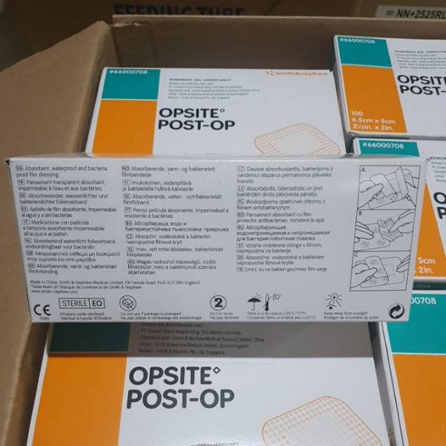 OPSITE POST-OP 6,5 x 5 cm / Plester tahan air / Opsite 6,5cm x 5cm