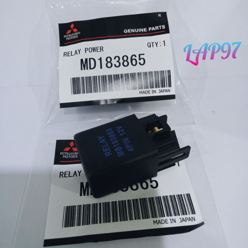 RELAY 12 VOLT 4 PIN MITSUBISHI L300/T120SS INJEK KAKI 4 ORI