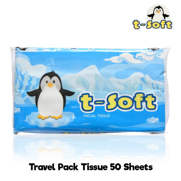 FACIAL TISSUE T SOFT 2 PLY