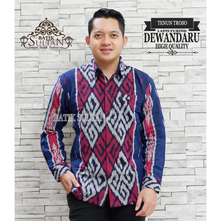 Dewandaru Kemeja Batik Pria Panjang Full Furing by Batik Sultan
