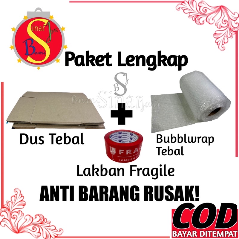 

Bubble Wrap Kardus Lakban Fragile PENGAMAN PAKET