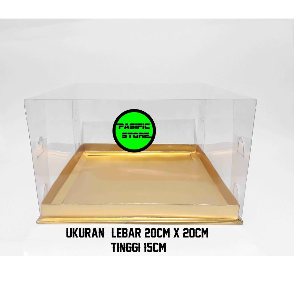 

Trend's update BOX KUE TART MIKA GOLD UKURAN 20X20XT15 A42A1 ,,.!