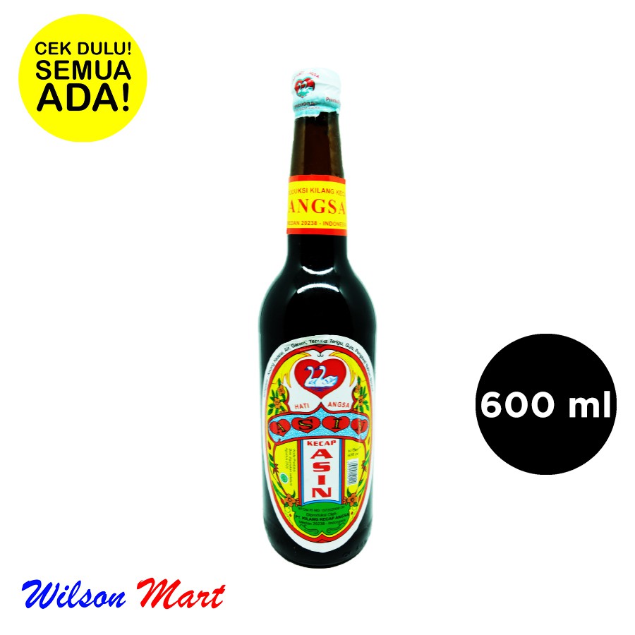 

KECAP ASIN CAP HATI ANGSA 600 ML BOTOL