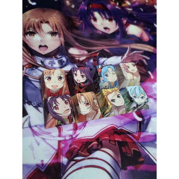 Keycaps Anime SAO PBT  (Cherry Profile)