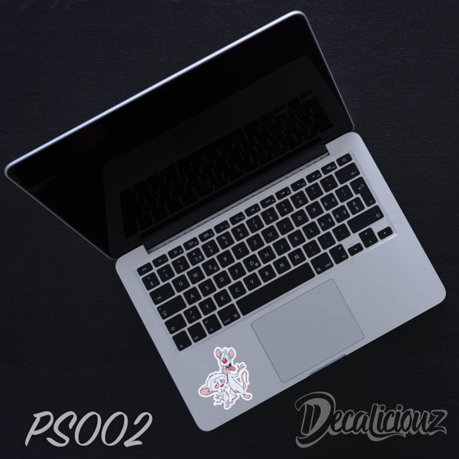 Sticker Printing Color 'Pinky and the Brain' segala jenis laptop.