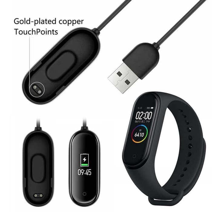 Kabel USB Charger Xiaomi Mi Band 4 Jepit Hematacc