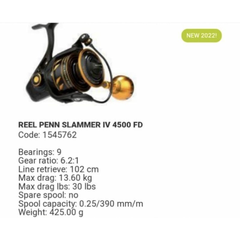 PENN SLAMMER IV 4500 FD